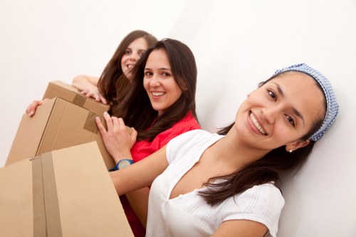 A smooth moving day setup for house removals in Putney