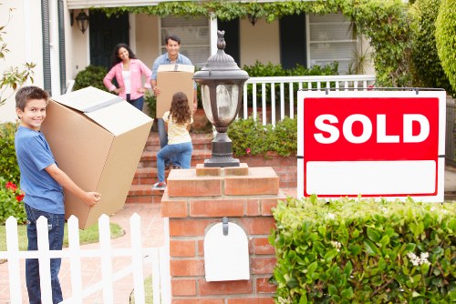 Moving furniture from a family home in Putney