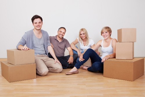 Careful loading of household items during removals in Putney